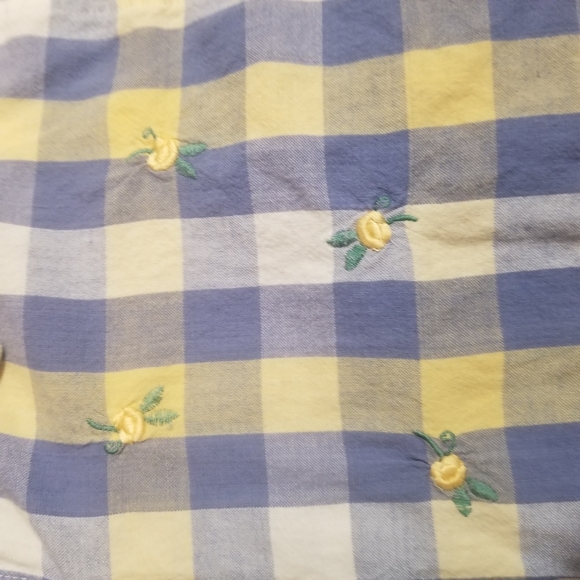 ‼️LAST CALL‼️Embroidered Flannel 2-piece Button Shirt - Picture 4 of 7